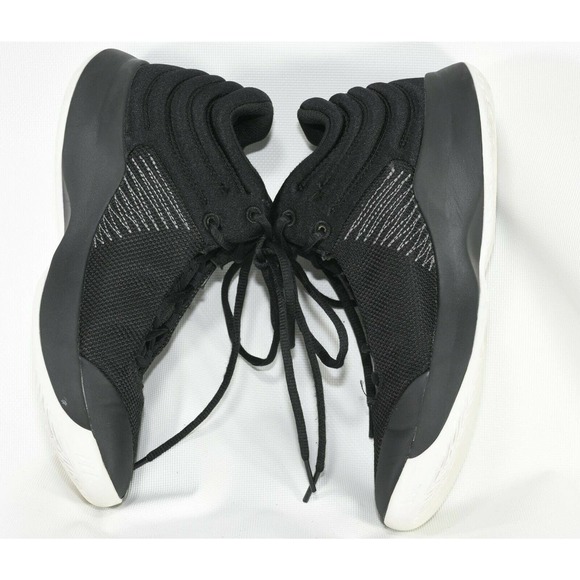 Adidas Men’s LVL 029002 Black/White Basketball Cloudfoam Shoes (Size US 6) - Picture 3 of 8